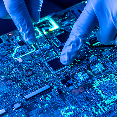 Programmable power supply for semiconductor manufacturing processes.