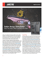 Solar Array Simulator Helps Get JWST and Other Satellites Into Orbit